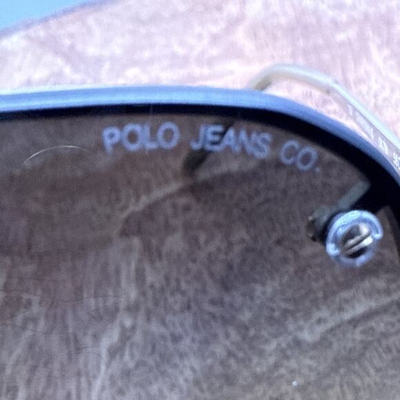 Unique Vintage Polo Jeans Co. Charisma‎ Sunglasses Gold Frame 58-16-135